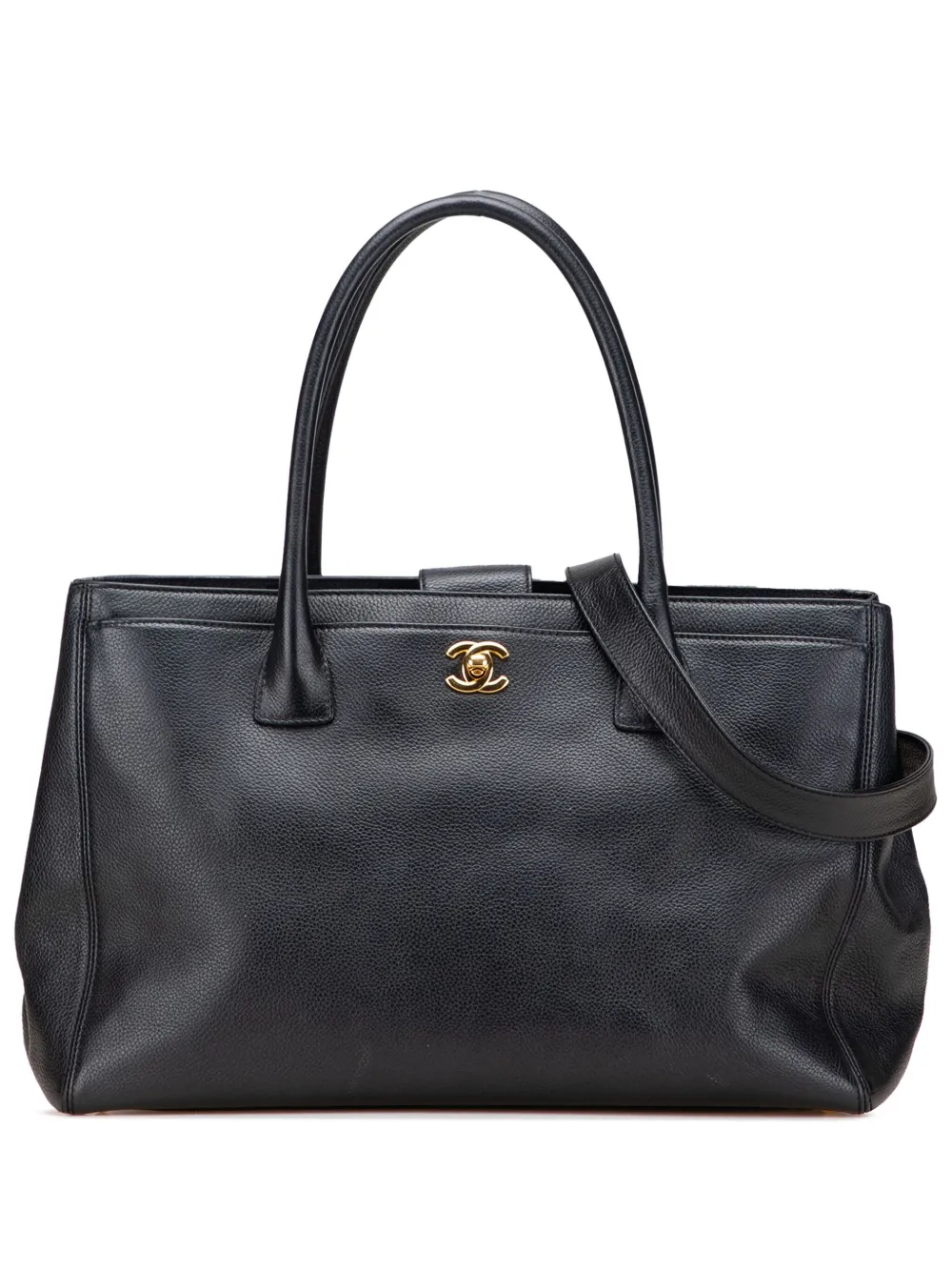 CHANEL Pre-Owned 2010-2011 ミディアム カーフスキン エグゼクティブ サーフ トート サッチェルバッグ - CHANEL Pre-Owned 2010-2011 ミディアム カーフスキン エグゼクティブ サーフ トート サッチェルバッグ -