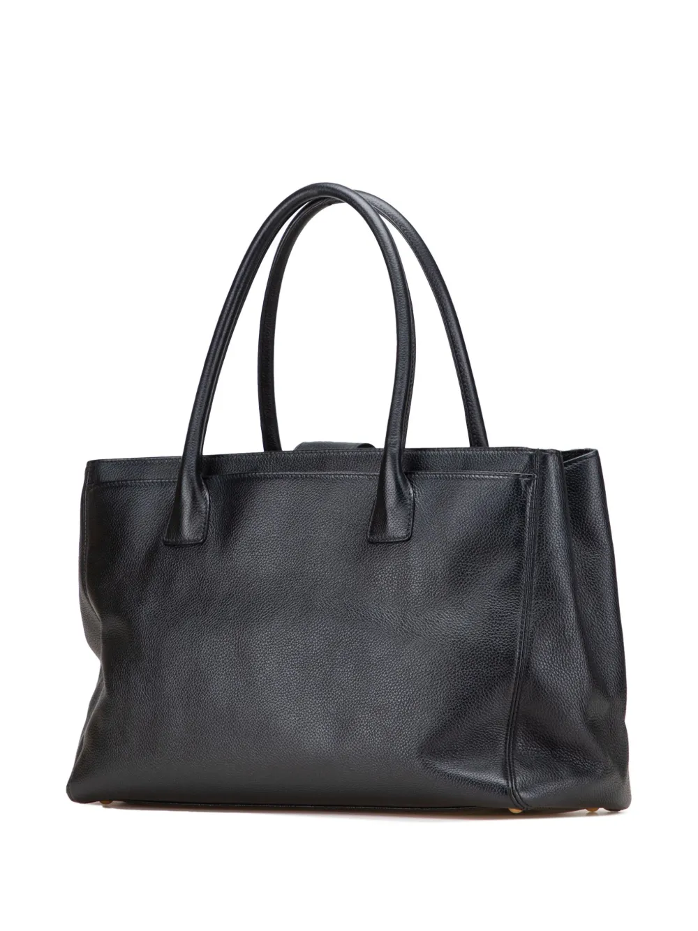 Pre-owned Chanel 2010-2011 Medium Calfskin Executive Cerf Tote Satchel