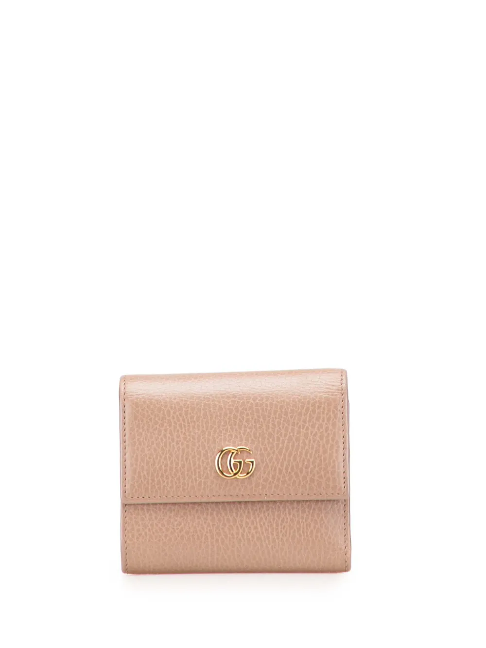 Gucci Pre-Owned 2016-2025 GGマーモント レザー ウォレット 財布 - ブラウン Gucci Pre-Owned 2016-2025 GGマーモント レザー ウォレット 財布 - ブラウン