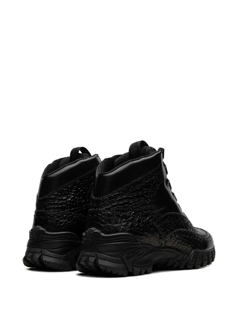 Versace Classic Style "Black Vibram" boots