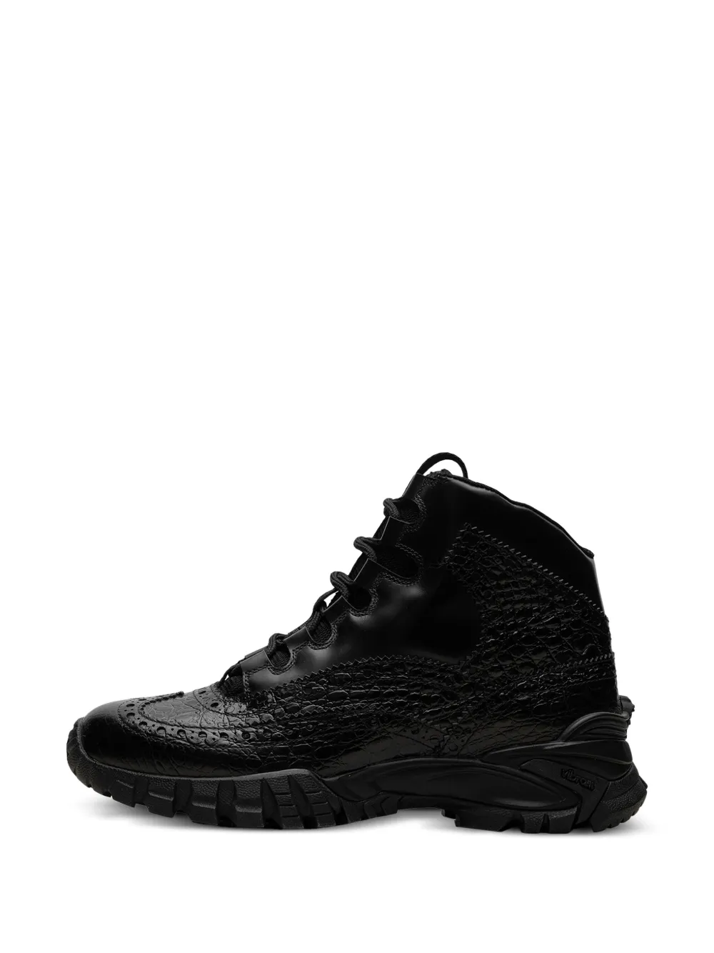 Versace Classic Style "Black Vibram" boots