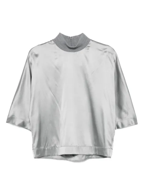 Peserico mock-neck T-shirt 