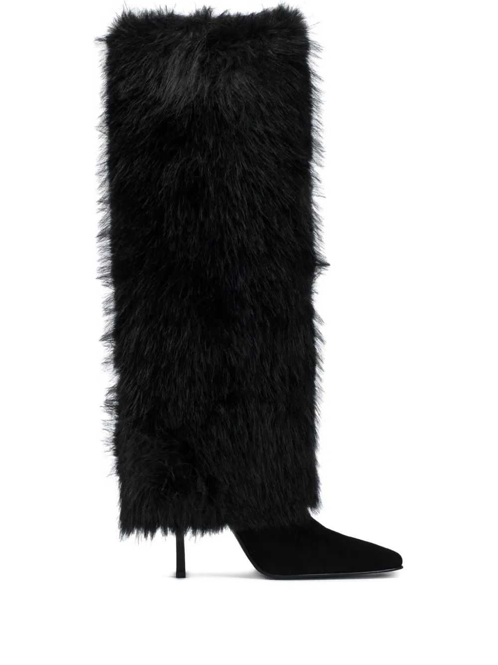 Le Silla 110mm Andy calf-suede knee-high boots Black
