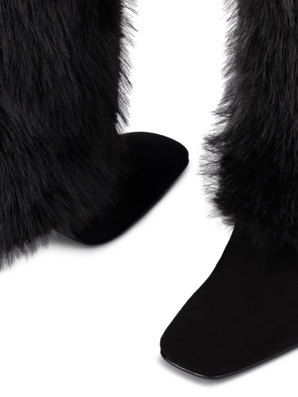 Le Silla 110mm Andy calf-suede knee-high boots Black