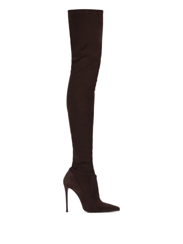 Cage 120mm knee-high boots