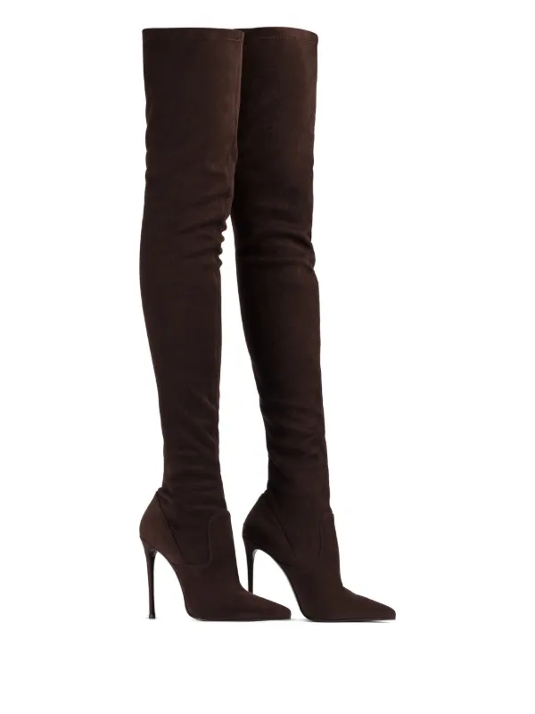 Cage 120mm knee-high boots