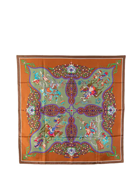 Hermès Pre-Owned 1990-1998 Poesie Persane Silk Scarf scarves