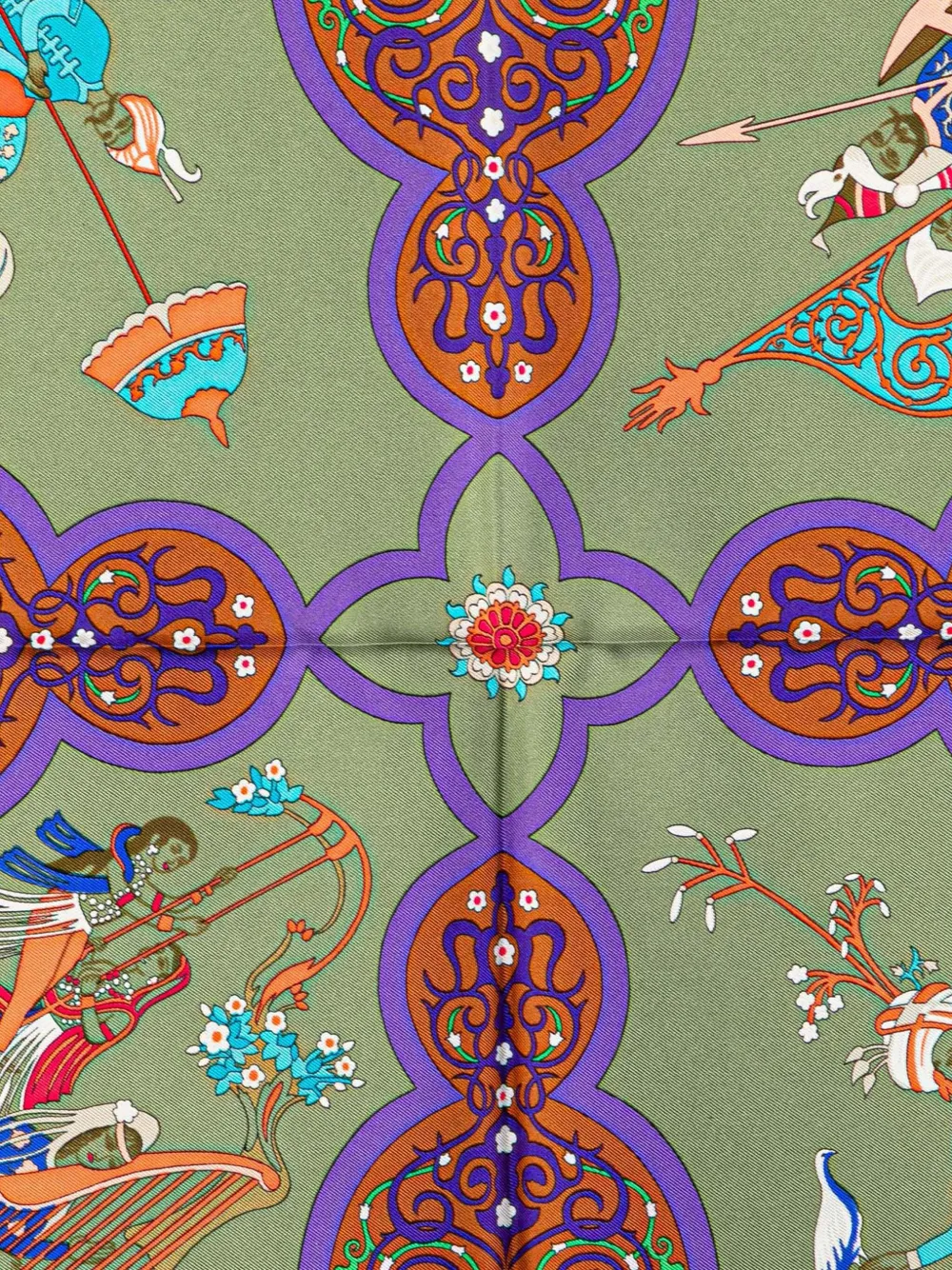 Hermès Pre-Owned 1990-1998 Poesie Persane Silk Scarf scarves | Image 2