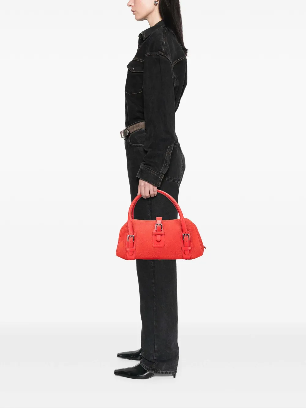 Loewe Pre-Owned 2004 Nubuck Senda handbag | Pre-Owned | Image 2