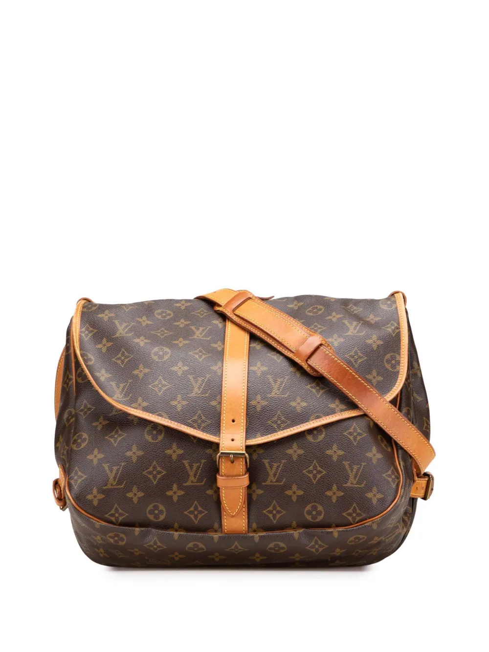 Louis Vuitton Pre-Owned 1994 Monogram Saumur 35 crossbody bag - ブラウン Louis Vuitton Pre-Owned 1994 Monogram Saumur 35 crossbody bag - ブラウン