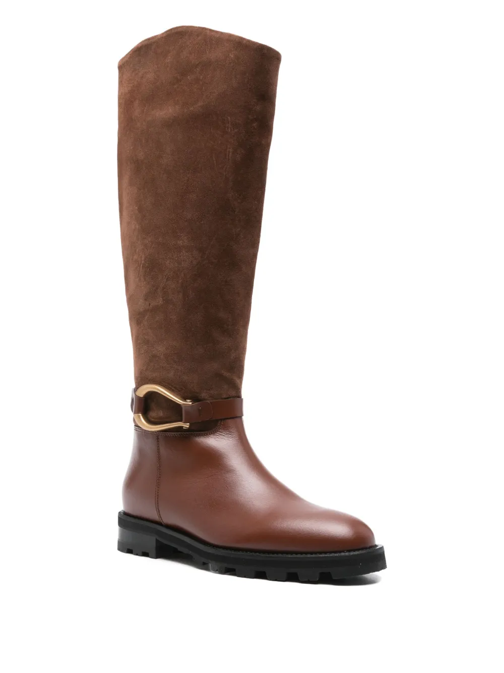 Roberto Festa 30mm leather boots Brown