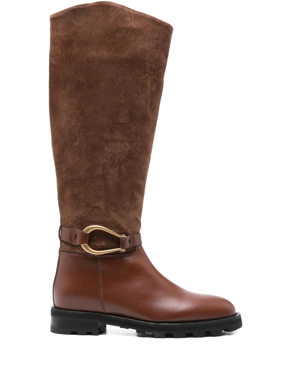 Roberto Festa 30mm leather boots Brown