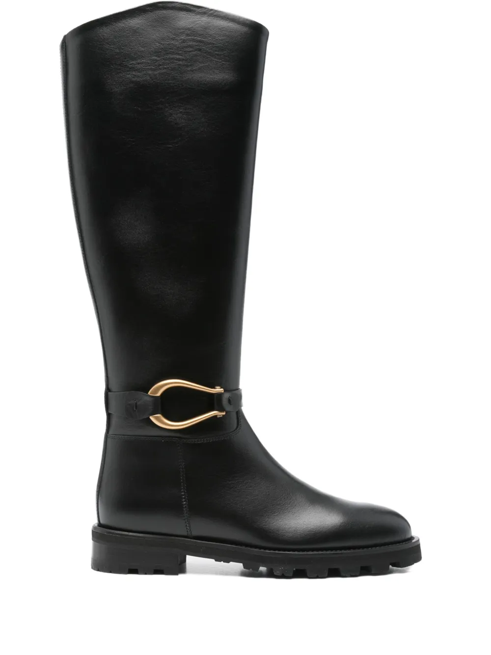 Roberto Festa buckle-detail leather boots Black