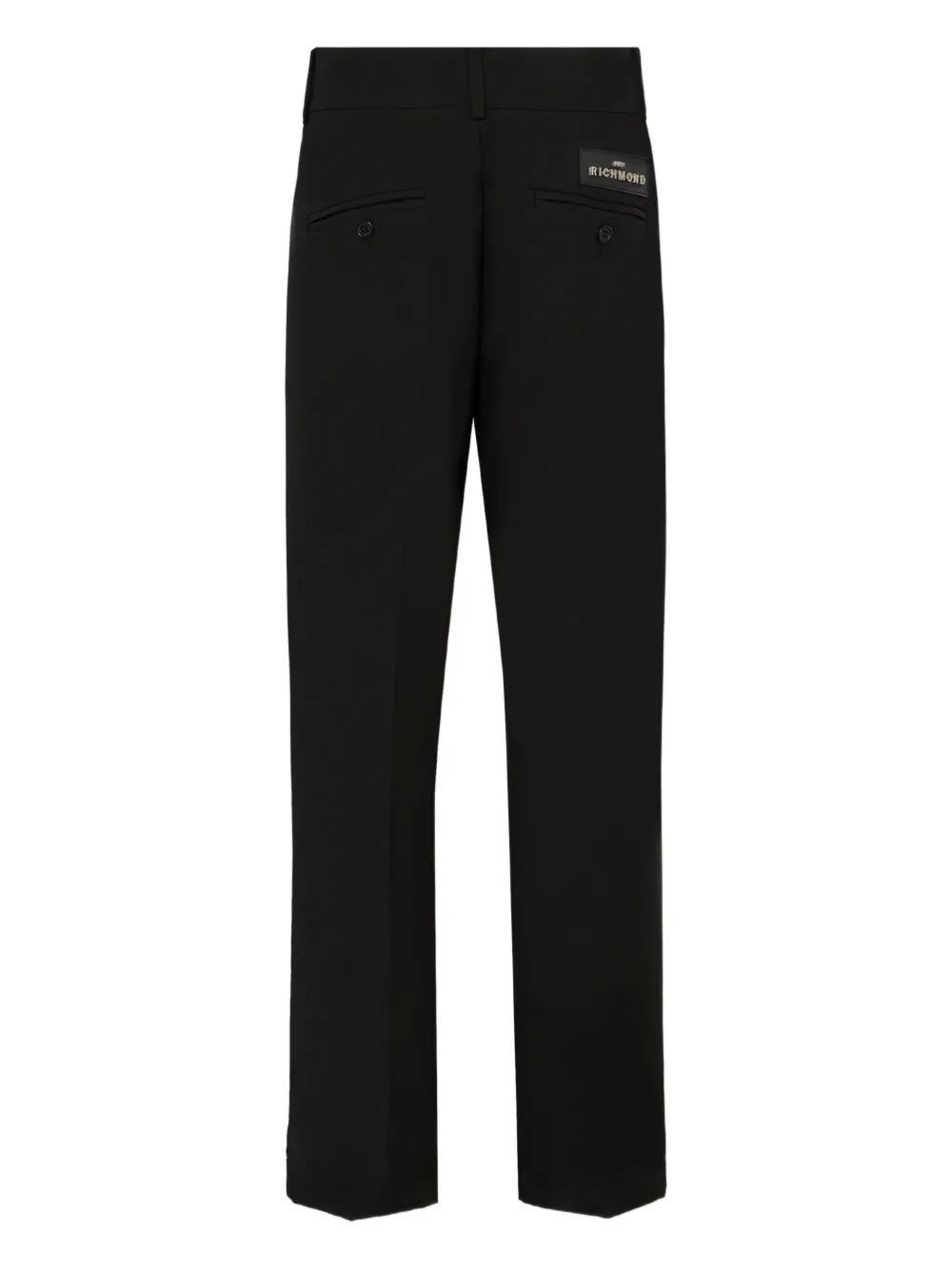 John Richmond Junior Broek met geplooide voorkant Zwart