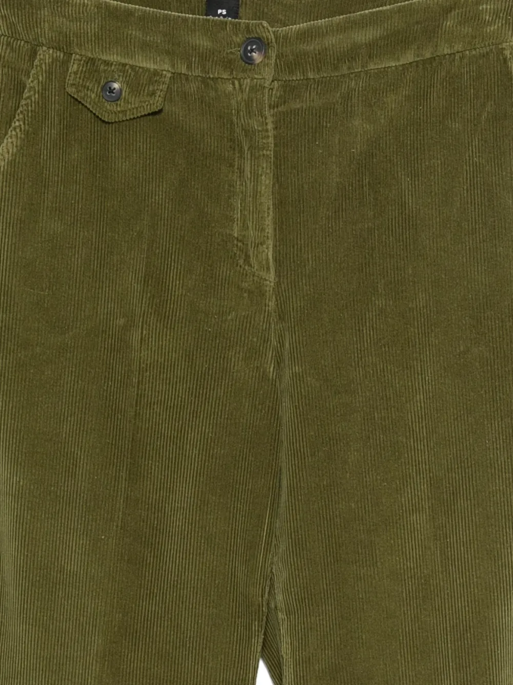 Ps By Paul Smith Corduroy Pocket Trousers In Green