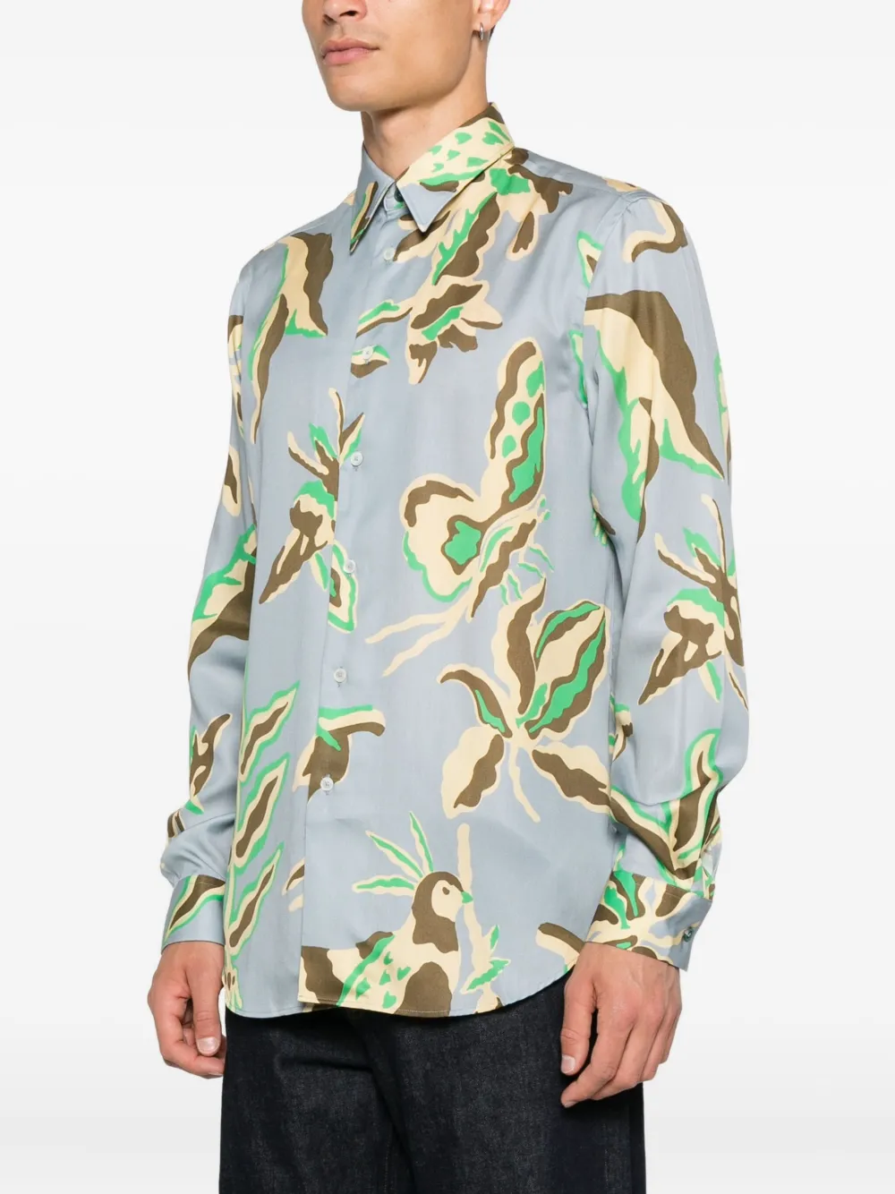 Paul Smith Overhemd met print Blauw