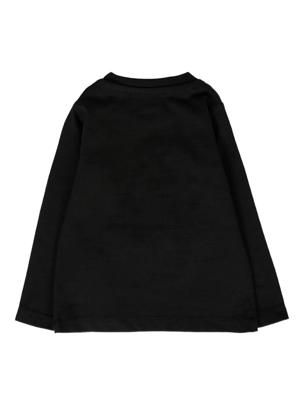 John Richmond Junior Top met logo en lange mouwen Zwart