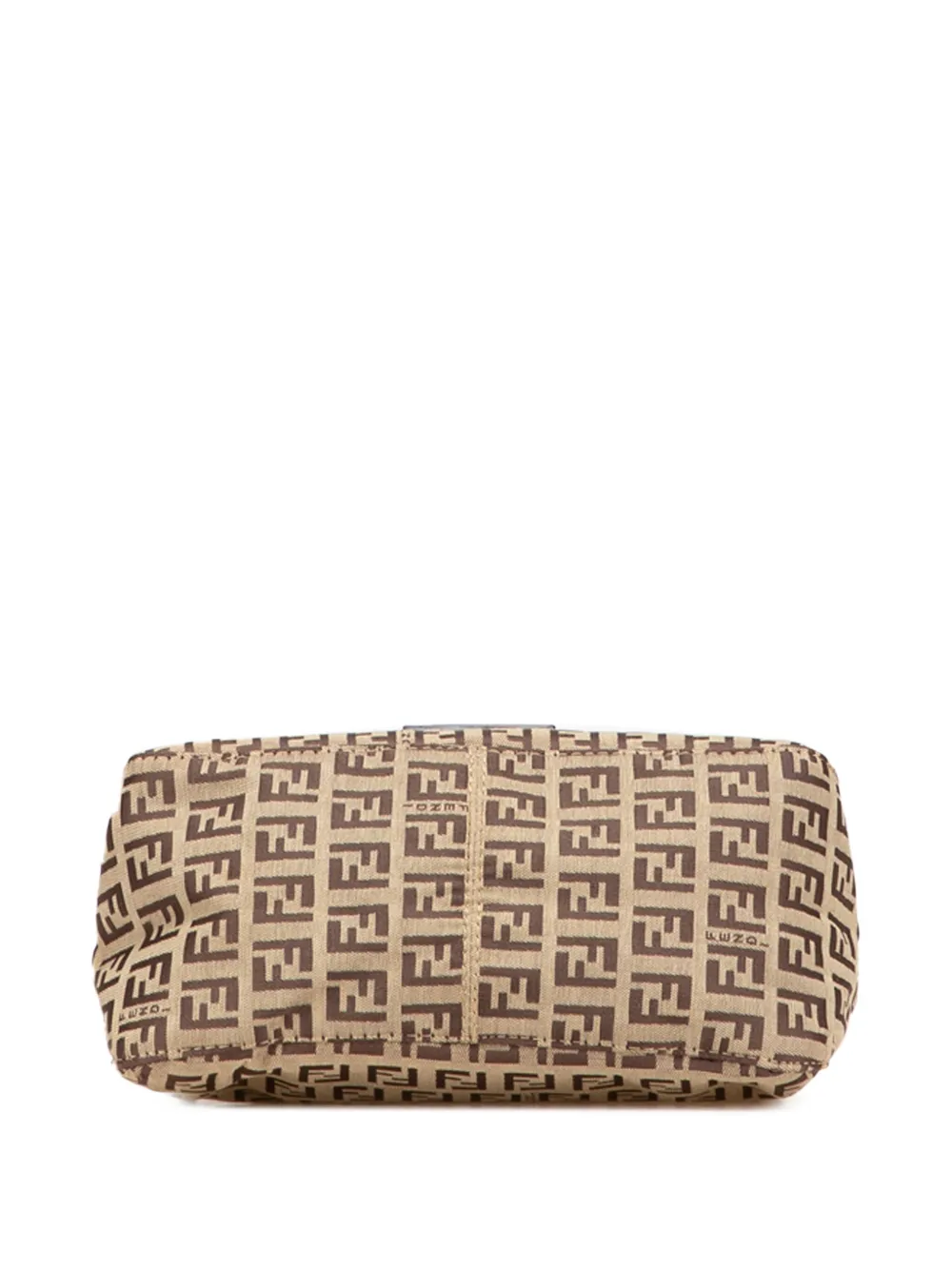 Pre-owned Fendi 2000-2010 Mini Zucchino Canvas Mamma Forever Shoulder Bag