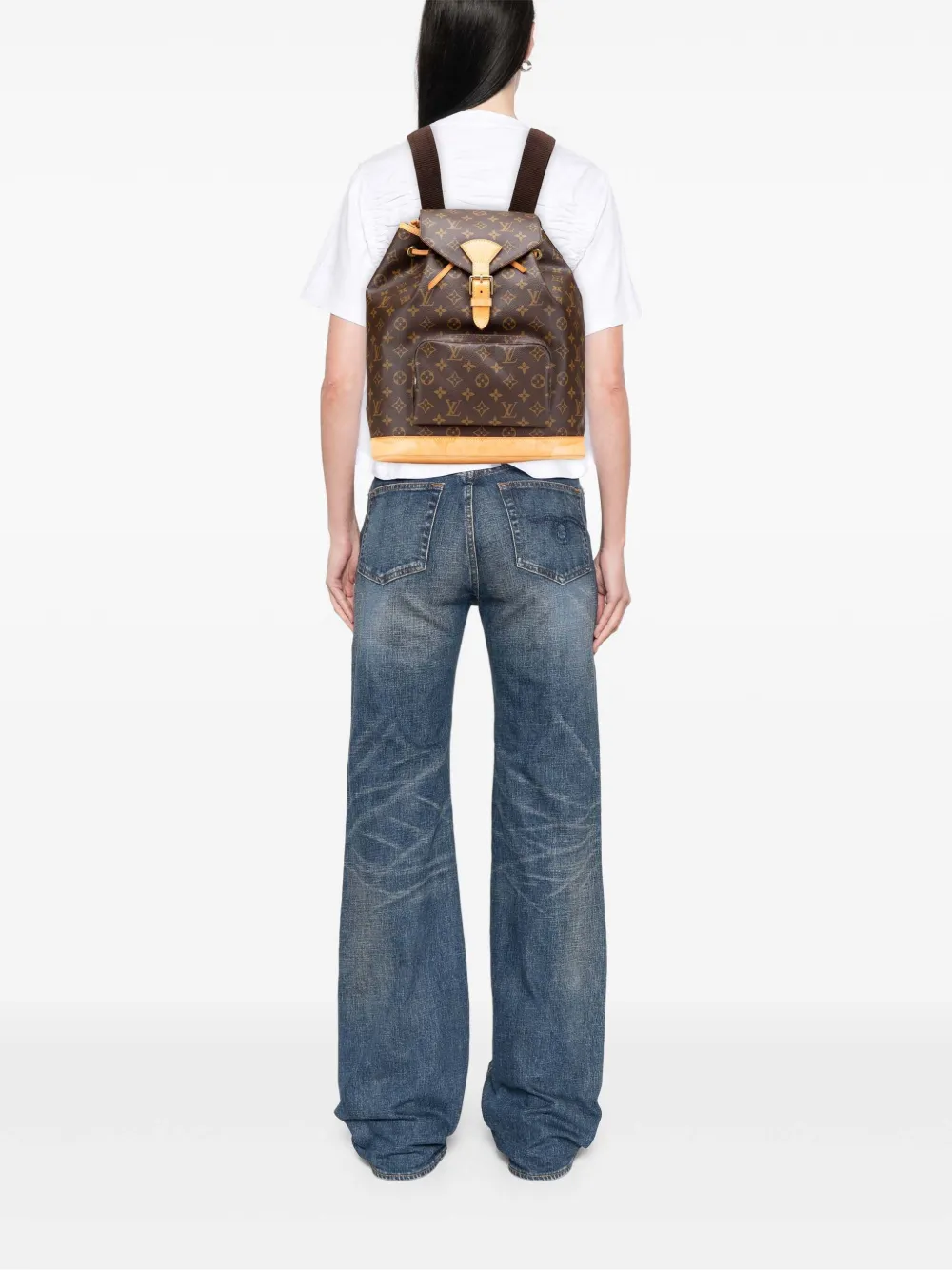 Louis Vuitton Pre-Owned 1996 Monogram Montsouris GM backpack | Pre-Owned | Image 2