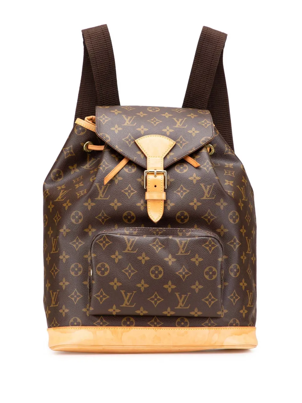 Louis Vuitton Pre-Owned 1996 Monogram Montsouris GM backpack - ブラウン Louis Vuitton Pre-Owned 1996 Monogram Montsouris GM backpack - ブラウン