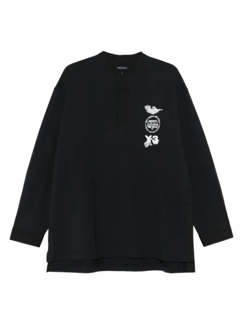 Y-3 long-sleeve polo shirt