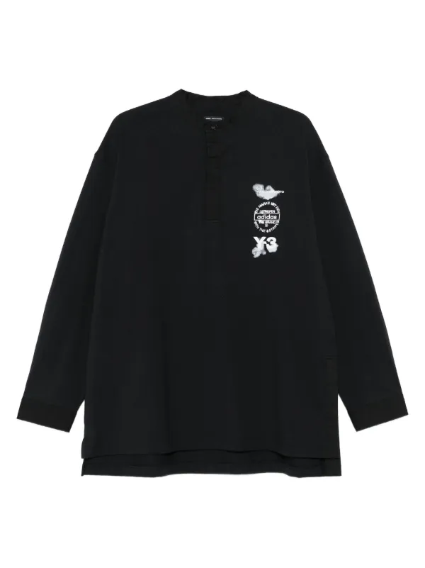 Y-3 ロングTシャツ | ブラック | FARFETCH JP