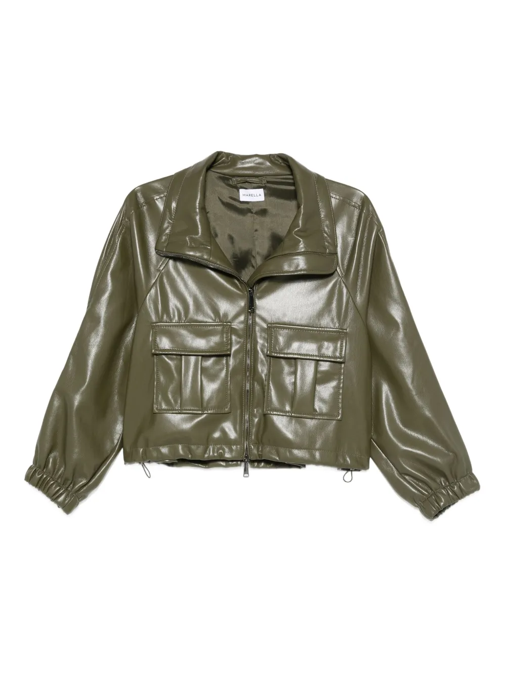 pocket zip-front jacket