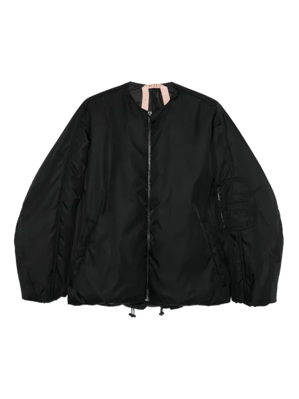 Nº21 バルーンシェイプ ボンバージャケット | ブラック | FARFETCH JP