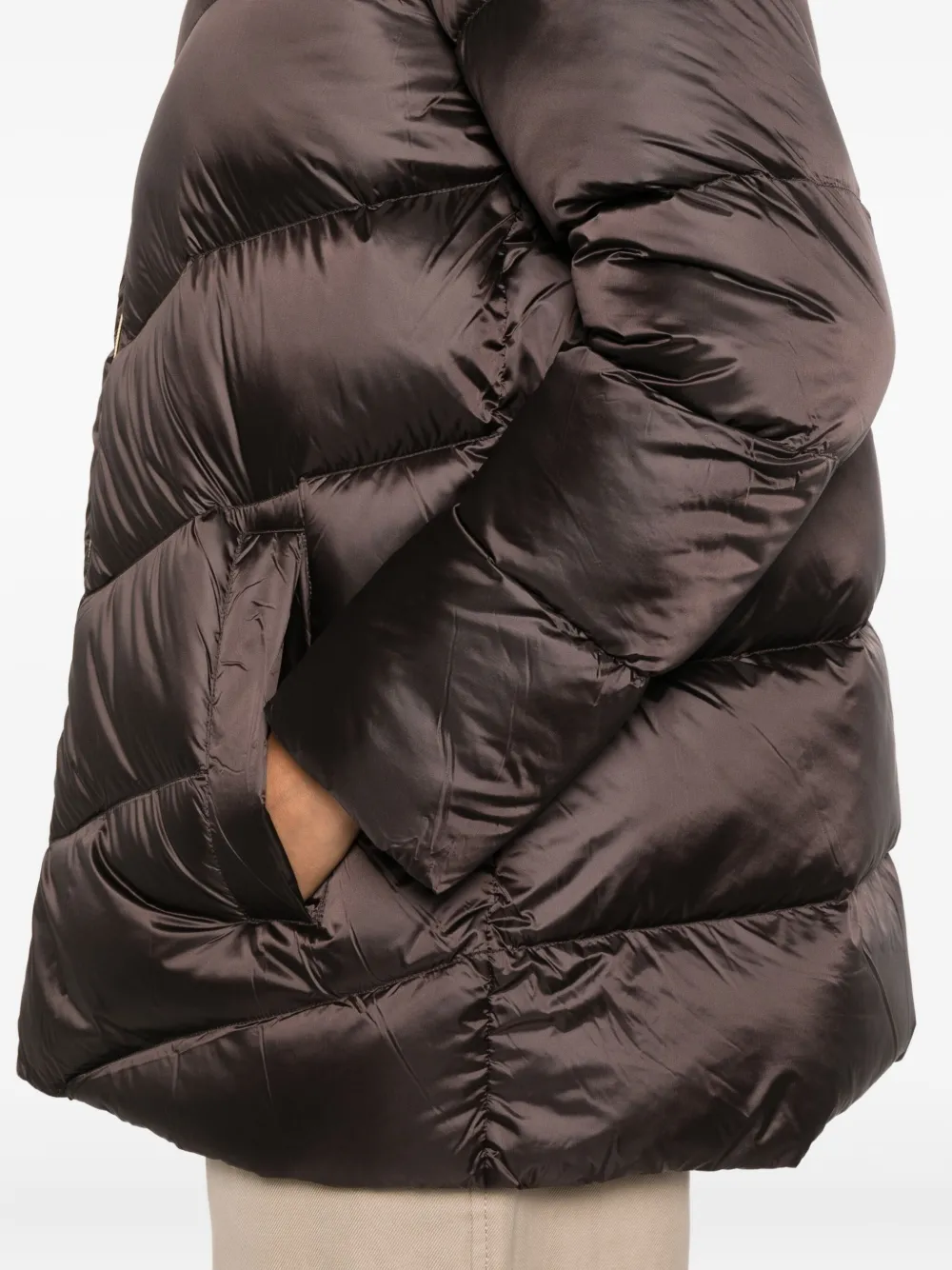 Marella Ecuador jack met capuchon en rits Bruin