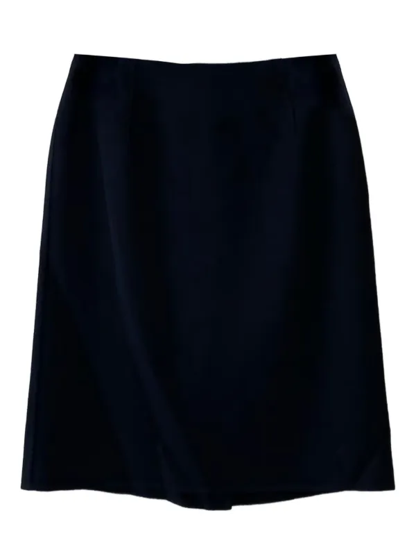 Loro Piana Vivian Cashmere Mini Skirt in Blue