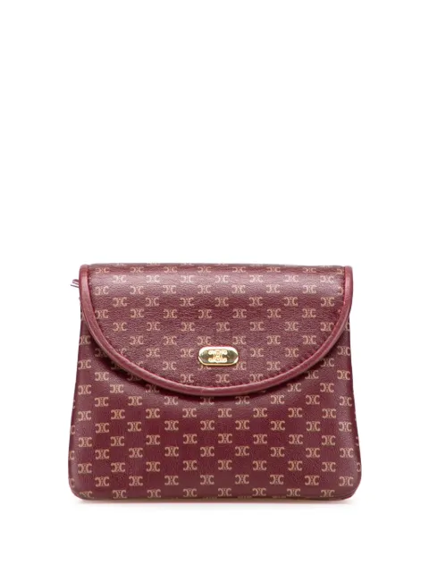Céline Pre-Owned 20th Century Macadam Coated Canvas pouch