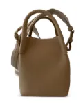 Loro Piana micro Bale leather tote bag - Brown