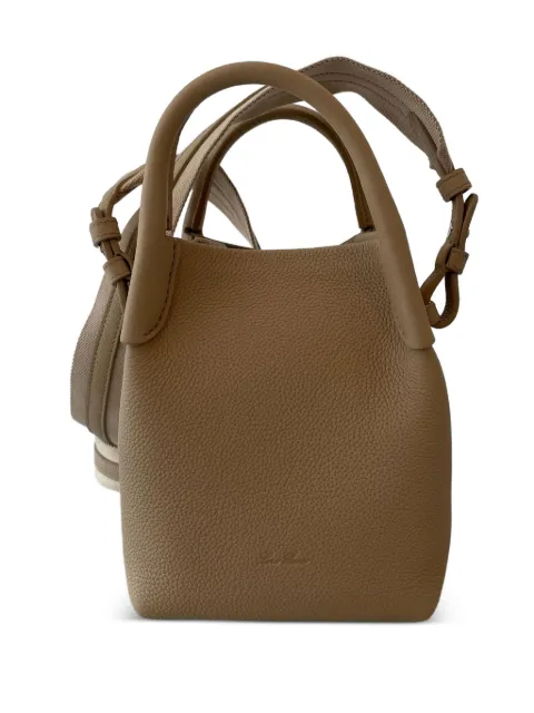 Loro Piana micro Bale leather tote bag