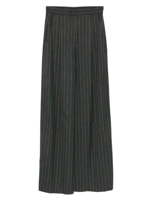 Marella pinstripe wide-leg trousers