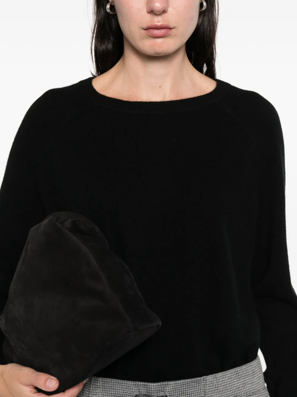 Marella Tesa Crew-neck Sweater In Black