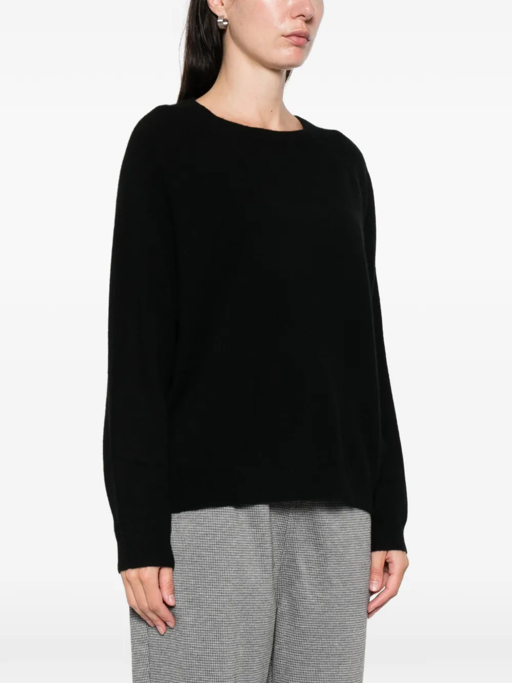 Marella Tesa Crew-neck Sweater In Black