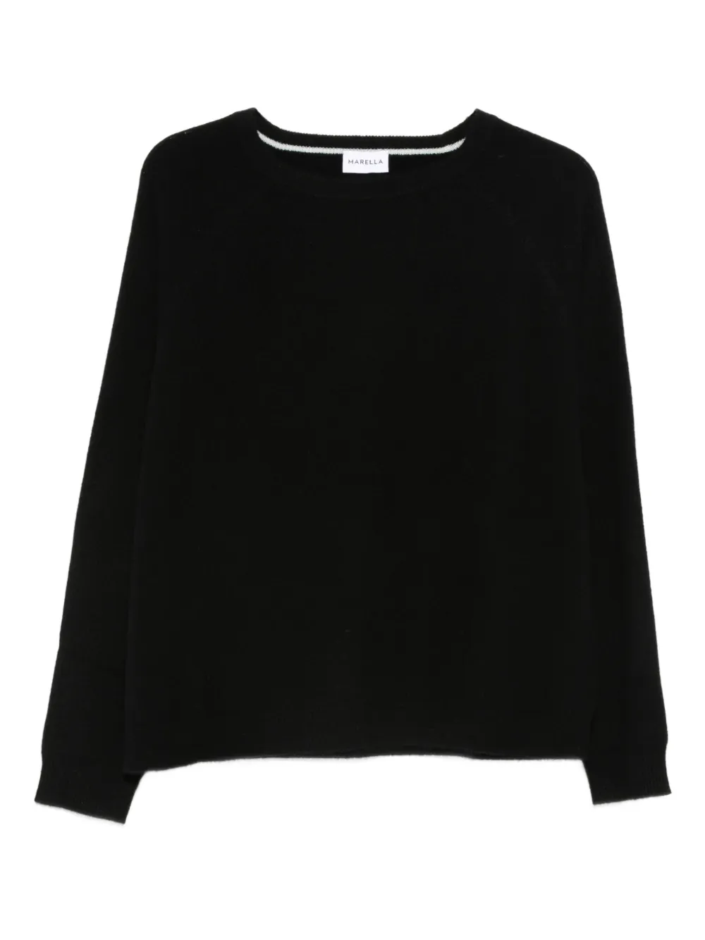 Marella Tesa Crew-neck Sweater In Black