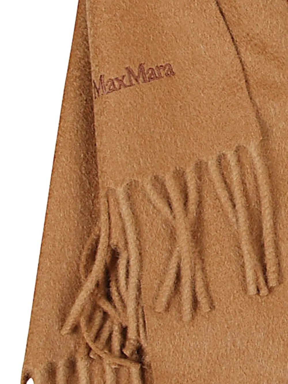 Max Mara fringed scarf - Bruin