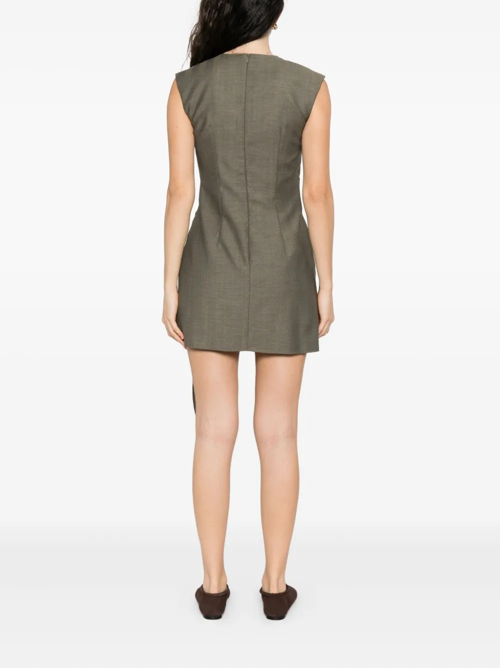 Marella Mouwloze jurk Groen