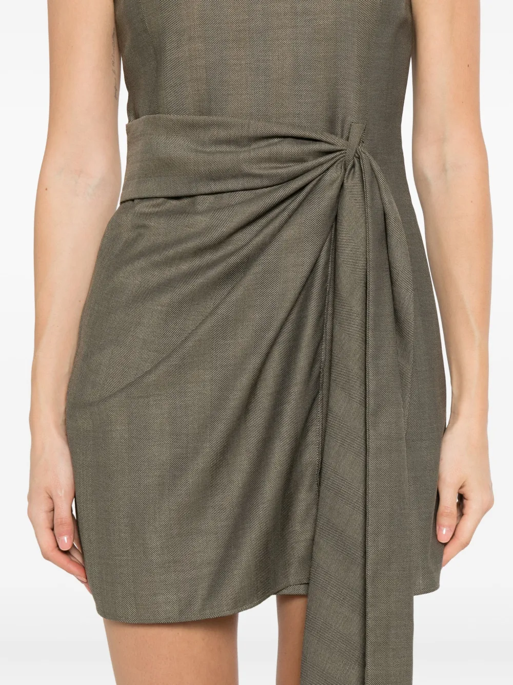 Marella Mouwloze jurk Groen
