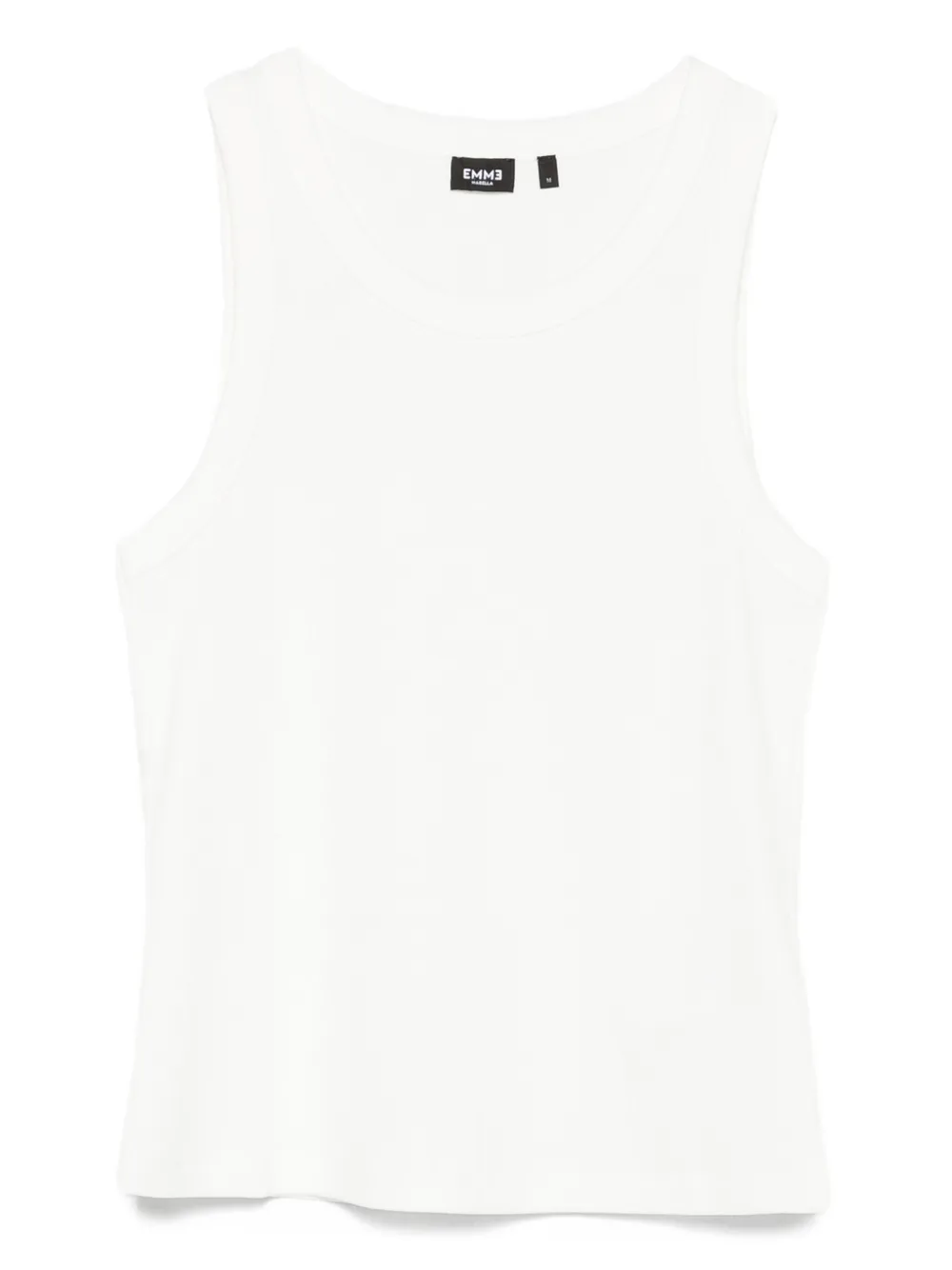 round-neck sleeveless top