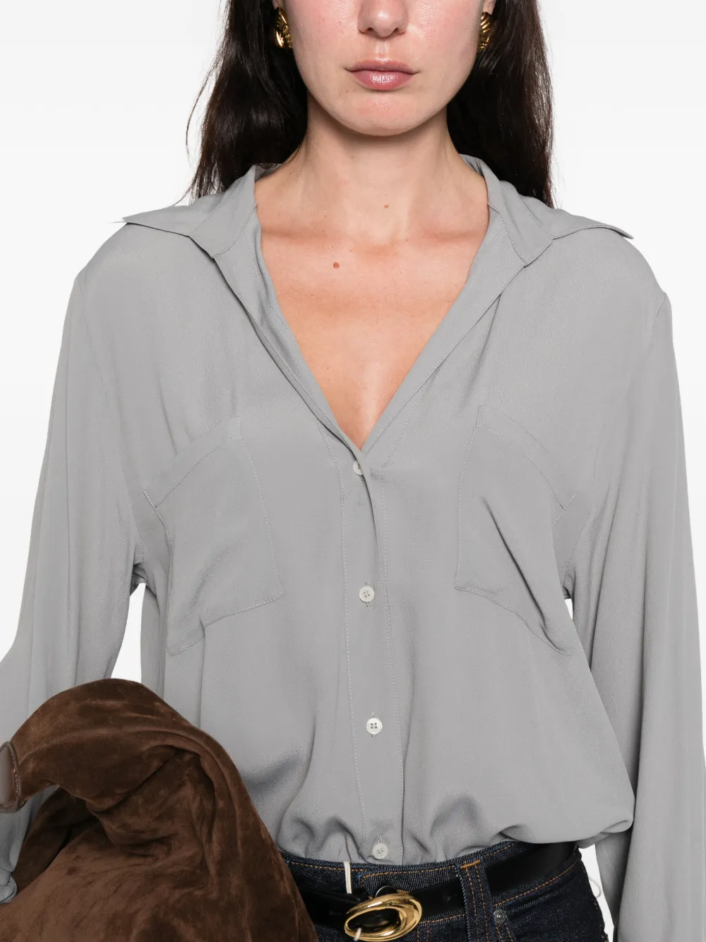 Marella Corrida Shirt In Gray