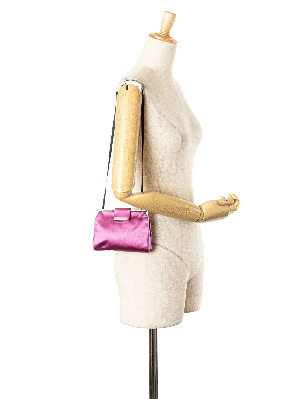Miu Miu Pre-Owned 1993-2000 Satin Clasp Clutch on Strap shoulder bag | Pre-Owned | Image 2