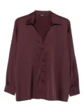 Marella satin button-down shirt - Red