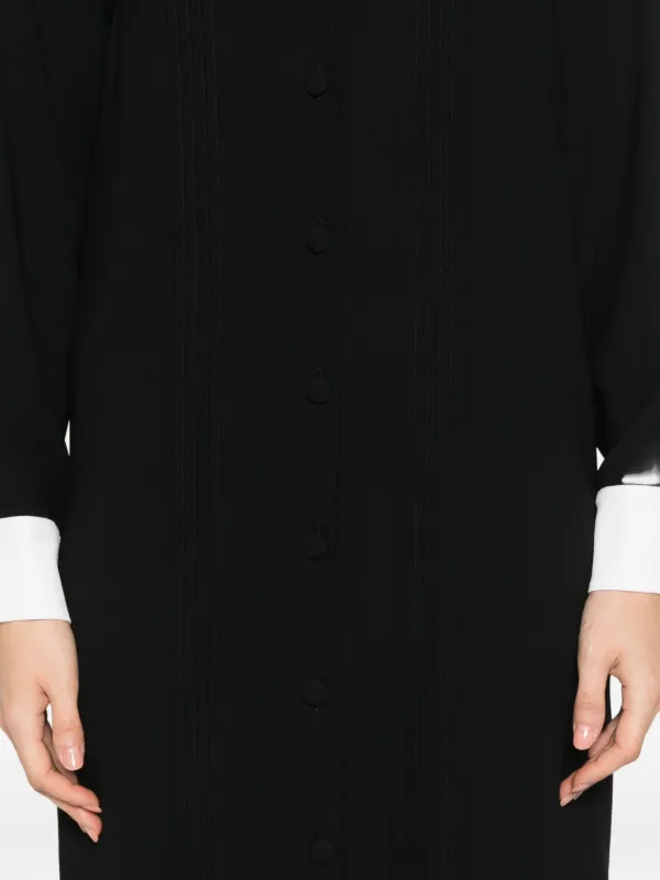 N21 Peter-Pan Collar Dress | Black | FARFETCH
