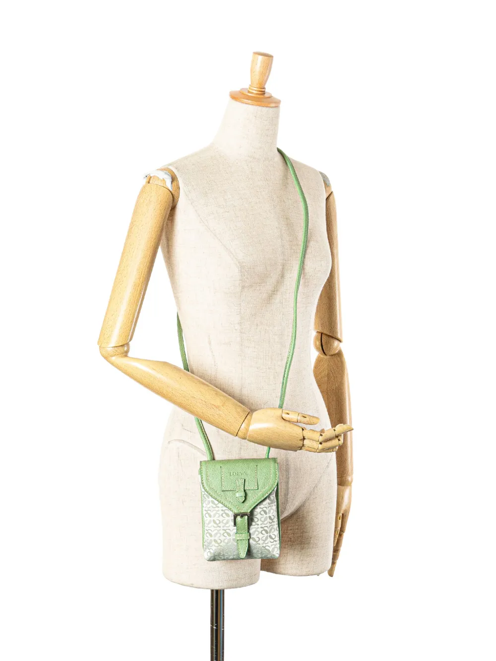 Pre-owned Loewe 2007 Anagram Canvas Crossbody Bag