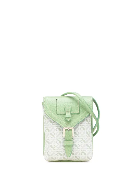 Loewe Pre-Owned 2007 애너그램 캔버스 크로스 백