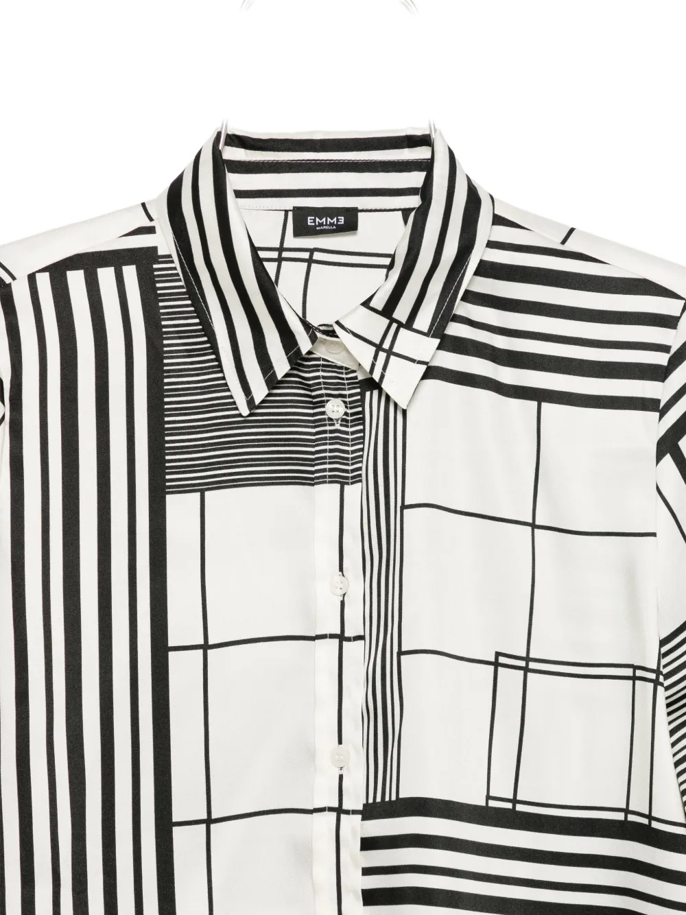 Marella Biagio Striped Shirt In White