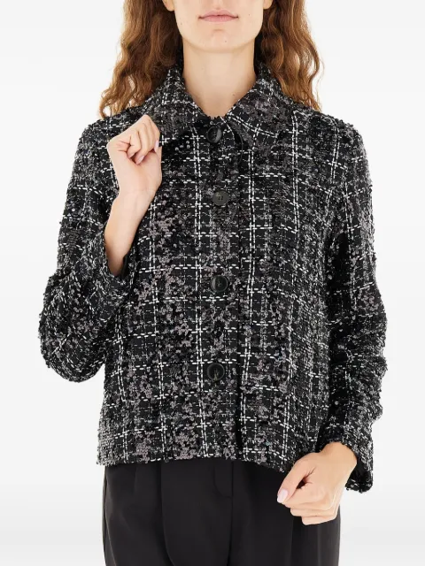Marella sequin-embellished tweed jacket