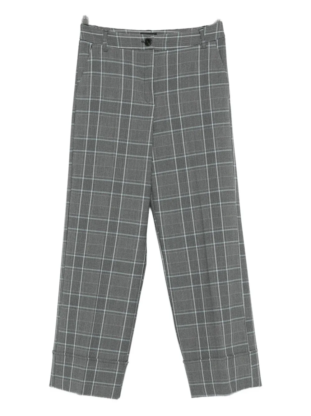 Marella Dany check-pattern trousers | Grey | Image 1